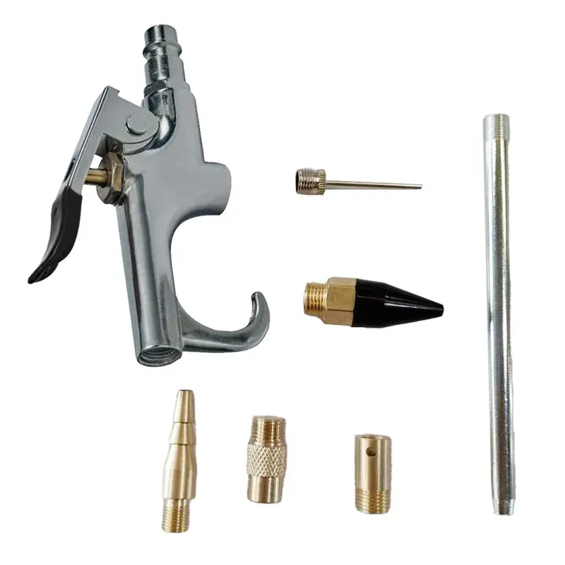Mini pistolet pneumatyczny do przedmuchiwania zestaw 7 szt.