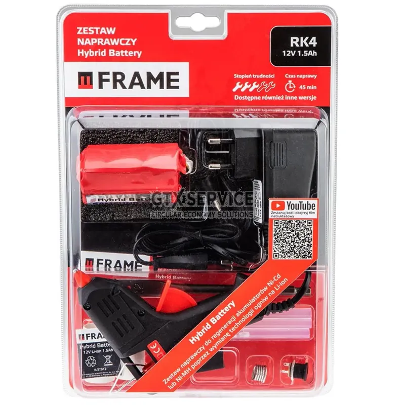 Zestaw naprawczy Hybrid Battery :12V 1.5Ah do Zestawy naprawcze - U004072