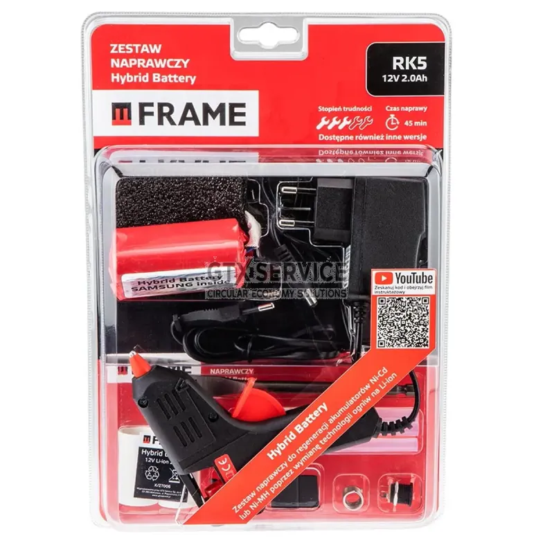 Zestaw naprawczy Hybrid Battery :12V 2.0Ah do Zestawy naprawcze - U004072