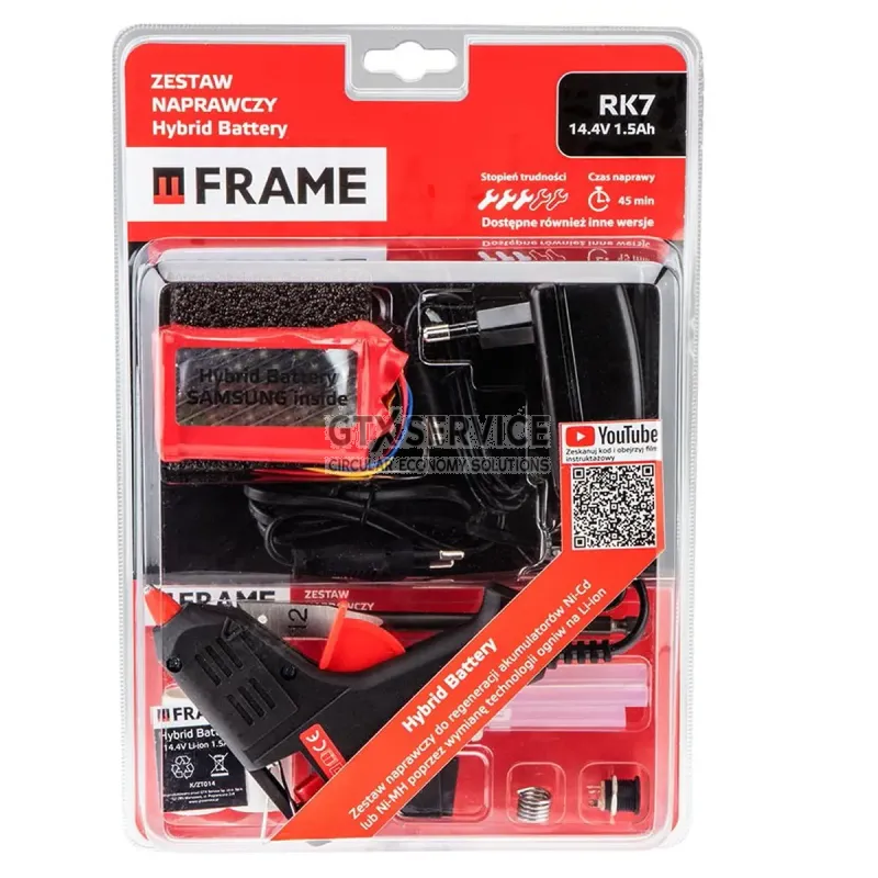 Zestaw naprawczy Hybrid Battery :14,4V 1.5Ah do Zestawy naprawcze - U004072