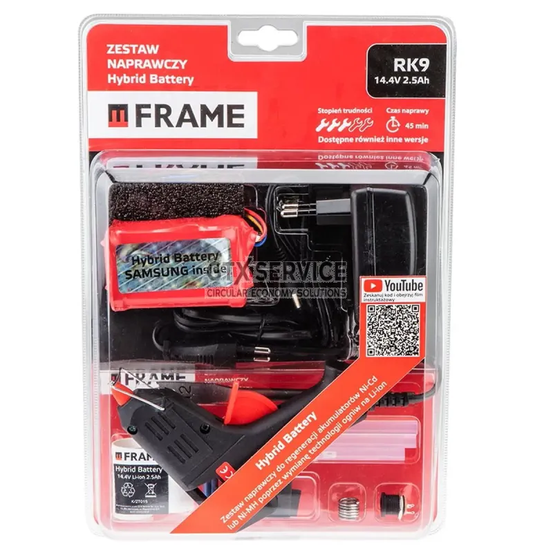 Zestaw naprawczy Hybrid Battery :14,4V 2.5Ah do Zestawy naprawcze - U004072