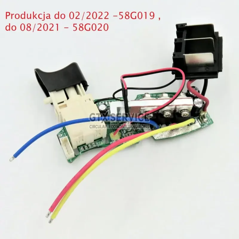 Włącznik do Wiertarko-wkrętarka akumulatorowa - GRAPHITE 58G019