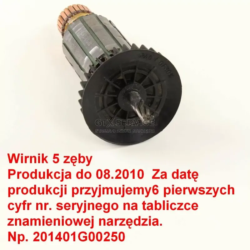 Wirnik do Młotowiertarka - GRAPHITE 58G507