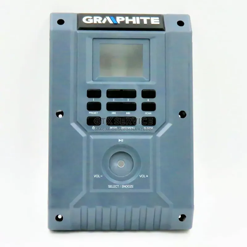 Obudowa główna do Radio akumulatorowo-sieciowe - GRAPHITE 58GE128