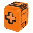 Laser krzyżowy 30 m, z etui i uchwytem magnetycznym, zielony - NEO TOOLS - 75-143