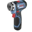 Wkrętarka akumulatorowa - BOSCH NIEBIESKI - GSR12V-15FC