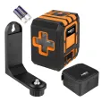 Laser krzyżowy 20 m, z etui i uchwytem magnetycznym, czerwony - NEO TOOLS - 75-142