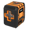 Križni laser, 20 m, s kućištem i magnetskim držačem, crveni - NEO TOOLS - 75-142