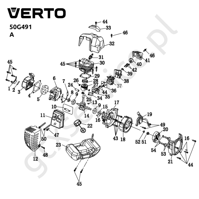 Petrol grass cutter - VERTO 50G491